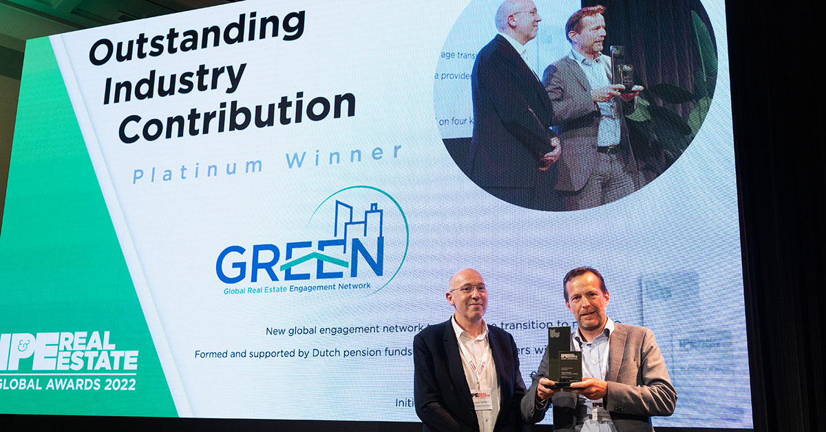 GREEN wins Outstanding Industry Contribution award